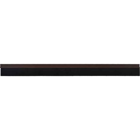 Brosses de porte adhésives 6 pcs Marron 100 cm