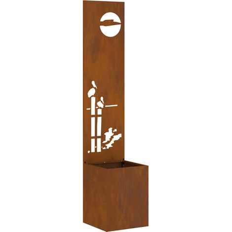 Écran de confidentialité de jardin Fretwork Rouillé 32 x 140 cm CFW326199 (1/5)