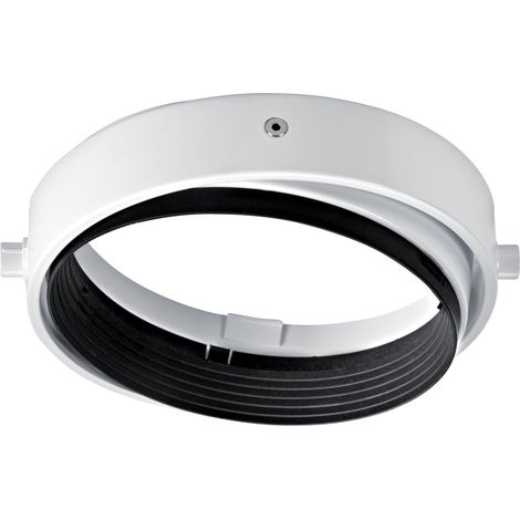 QUADRA 185-Support p/Lpe G53 AR111 rond orient.et basc blanc,Lpe non incl ARIC 4196