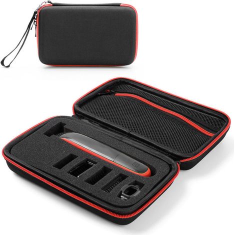 Étui rigide de voyage pour rasoir Philips Norelco OneBlade QP2520/90/70, housse de protection et sac de rangement (1/5)