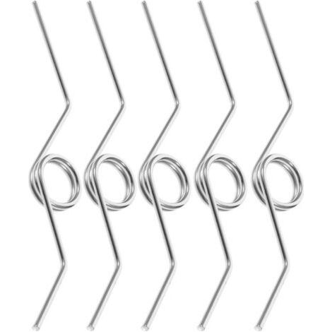 Pair Lot de 5 Ressorts de Remplacement Épais en Acier Inoxydable pour Cisailles de Jardin à Main Ressorts de Coupe Flexibles et Résistants Accessoires pour Outils Sécateur Jardin