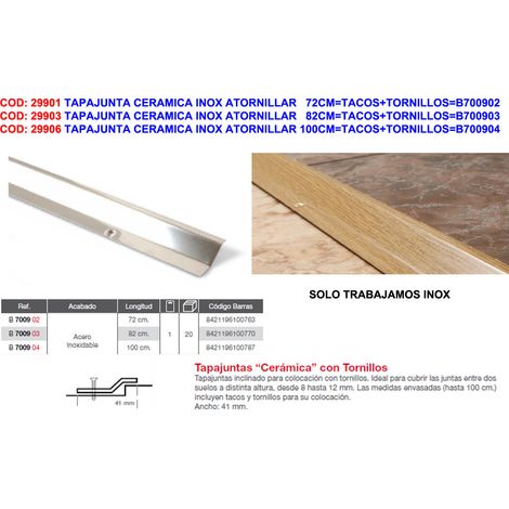 BRINOX 82CMTACOS+TORNIB700903 Schraubbare Edelstahl-Keramik-Einfassung
