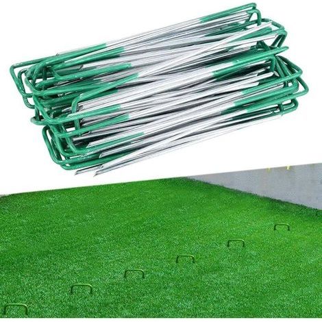 50 clous de jardin en forme de U. Semi-écologiques. Respectueux de l'environnement. (1/5)