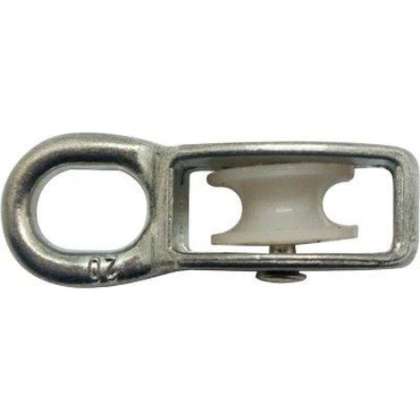 Puleggia nylon self occhiolo nichelato d.mm 60 (5 pezzi)