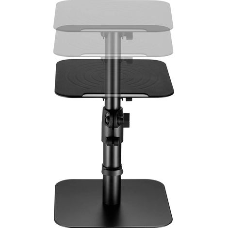 My Wall HS31L Pied pour haut-parleur 2 Écran(s) noir inclinable, réglable en hauteur (1/5)