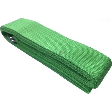 Sangle De Yoga - 250 Cm X 3 Cm - Boucles Métalliques En Forme De D - Pour Étirements, Rééducation Et Fitness - 1 Pièce (1/5)