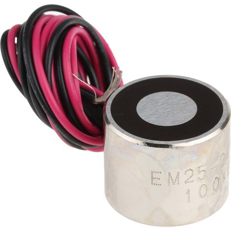 Aimant de porte pour contrôle d'accès RS PRO 24V c.c., 150N Diam 25mm ( Prix pour 1 ) (1/4)