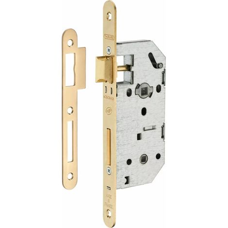 Thirard – Serrure monopoint encastrée 40mm – Pêne en acier galvanisé – Type de gâche plate en acier zingué – Installation simplifiée (1/2)
