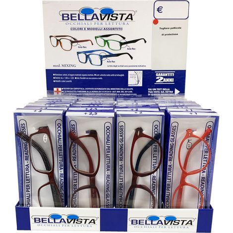 espositore occhiali graduati "bellavista" 24 pezzi