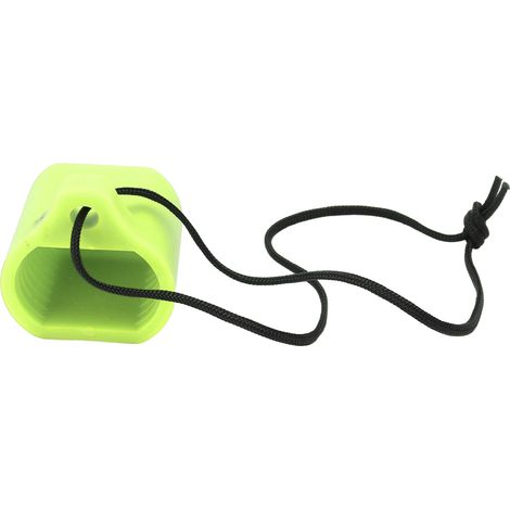 Protection de Valve de Bouteille Plongée - Couverture Silicone Fluorescente Jaune - Léger et Résistant (1/5)