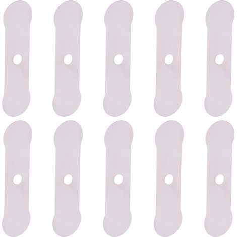 10 plaques de soupape pour compresseurs d'air silencieux et sans huile, accessoires en aluminium, pièces de rechange (plaque de soupape longue 14 x 50 mm) (1/5)