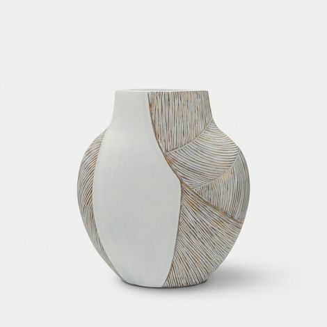 Vaso arredo moderno in resina decorativa Ho Chi Minh 31 (1/5)