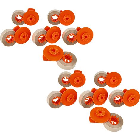 vhbw 12x Correction Tape compatible with Adler Royal TQ 820, T 180, TE 6000  for TQ 720, Textriter Typewriter - Lift-Off System, 170 m (1/5)