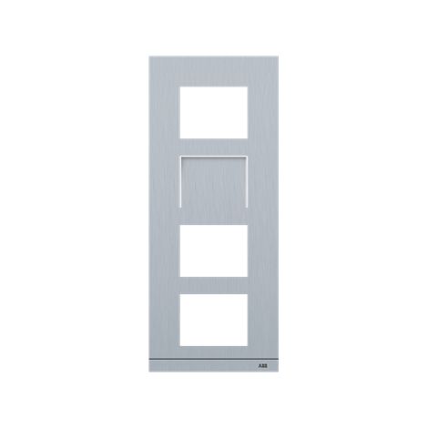 Platine 1/4 audio/vidéo aluminium 2TMA200160A0005 ABB 41384CF-A (1/3)