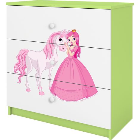 Kinderkommode Babydreams Grün (1/5)