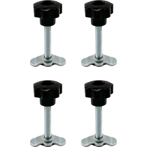 L Schienenbolzen L Schiene Gewindestiftsätze Rutschfest Schienen Zubehör Ladungssicherung - Verzinkter Stahl M8 20-60mm 42-54g Langlebig Sicher Ladungssicherung Transport Optimierung Fahrzeug (1/5)