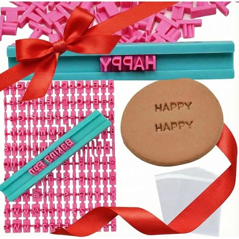 Tampon Lettre pour Argile, Tampon Alphabet pour Argile, Emporte-Pièces Lettres Alphabets, Emporte-Pièces Set, Tampons pour Gâteau Cutter, DIY - 50 Pièces (1/5)