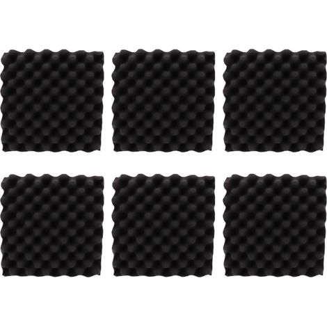 10 panneaux acoustiques haute densité, mousse polyuréthane insonorisante, plaques anti-écho pour studio d'enregistrement (1/5)