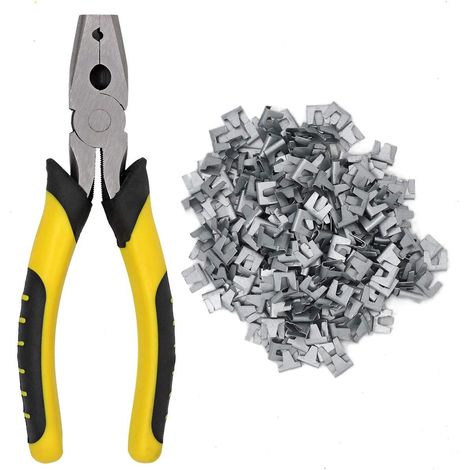 Wire Mesh Clip and 300 Metal Clips for Dog, Cat, Rabbit, Cage and Sheep (1/5)