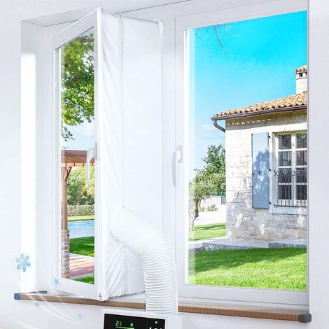 Air Conditioner Sealing Kit, 300cm Window Seal, Window Air Conditioning Kit Works with All Portable Air Conditioning Units and Clothes Dryers, Easy Installation (1/5)