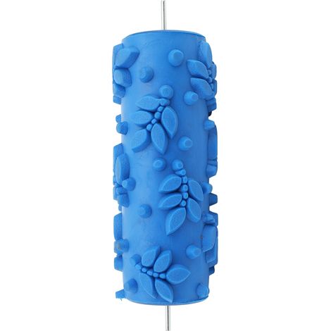 Rotolo di gomma riutilizzabile con motivo decorativo, 15 cm – Decorazione per pareti, porte, armadi e mobili (1/5)