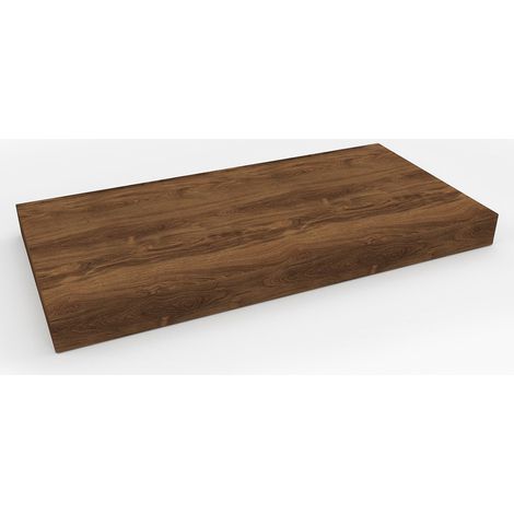 Naturel Lavabo naturale 120x8x50 cm, rovere charleston marrone scuro (DO12050DT)