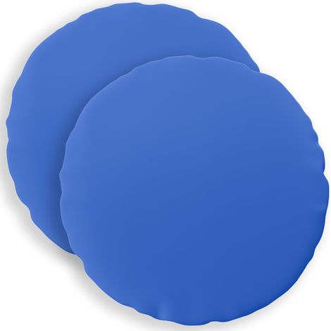 Cojín con almohada HEERLEN 2 uds. Azul Royal Poliéster vidaXL (1/5)