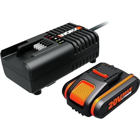 WORX power 20 kit n 1 Akku 2,0 Ah + n 1 Schnellladegerät