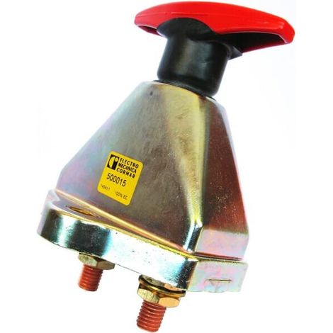 Interruptor principal de bater铆a uso industrial ELECTRO MECANICA CORMAR LA500015 (1/3)