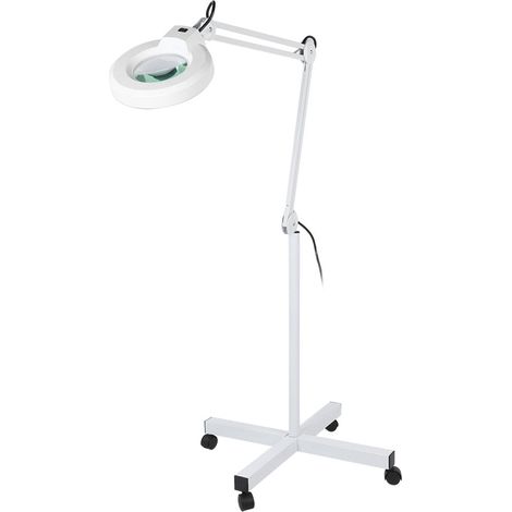 Lampadaire LED avec Loupe 8X pour Lecture, Recherche à Domicile, Prise EU 220V (1/5)