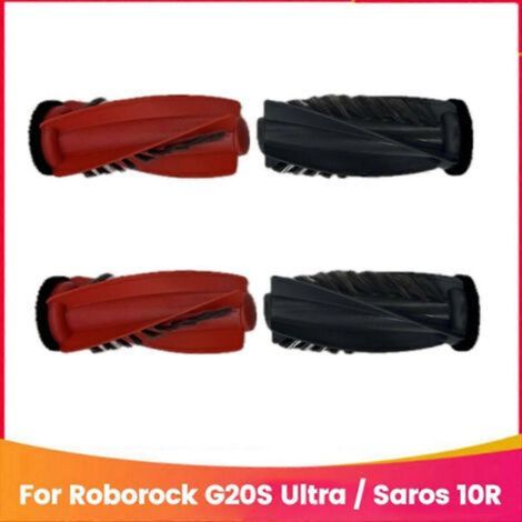 Haupt-Doppelbürste für Roborock Saros 10R / G20S Ultra Staubsauger – Zubehör für waschbare Rotationsbürste
