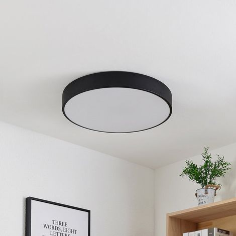 [GEBRAUCHT] B-Ware Lindby Simera LED-Deckenlampe Deckenlampe Lampe Leuchte 27 W Ø 50 cm schwarz (1/2)