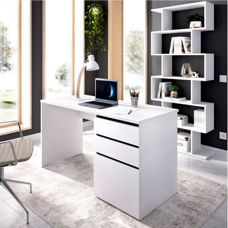 MESA ESCRITORIO CON 2 CAJONES Y PUERTA STILO (1/4)