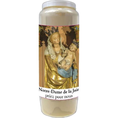 Bougie Notre dame de la Joie neuvaine