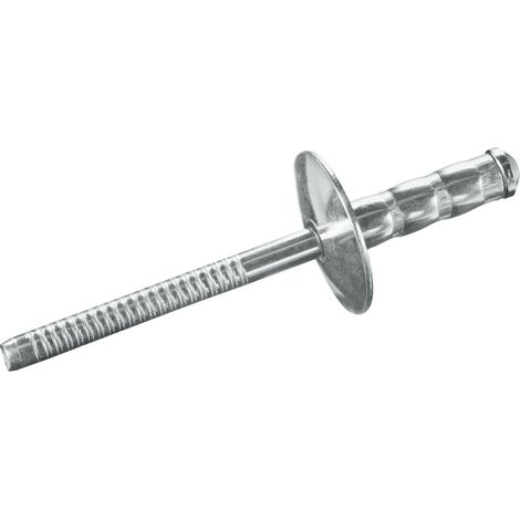 GOEBEL - 250 x Rivets multiserrages 4,8 x 17,5 mm - Acier zingué / Acier zingué - Tête large - MULTI - 7782148175 (1/5)