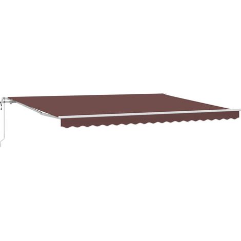 Maison Exclusive - Tenda da Sole Retrattile Automatica Marrone 450x300 cm
