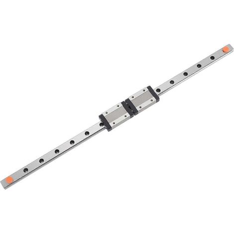 Rail de guidage linéaire MGN12 400 mm avec 2 blocs coulissants pour équipement