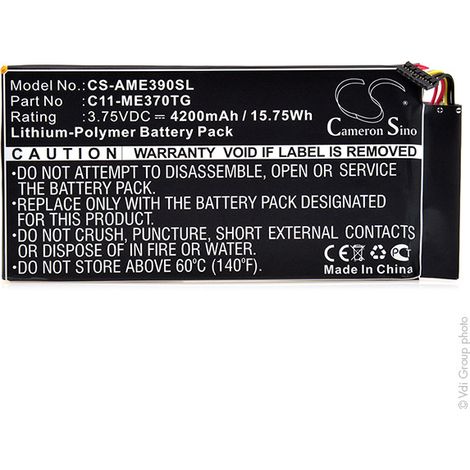 NX - Batterie tablette 3.75V 4200mAh - C11-ME370TGC11-ME370T0B200-00120100M-A1