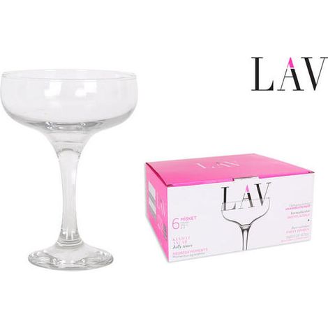 23,5 cls copa champan clasica baja misket lav - caja 6 unidades