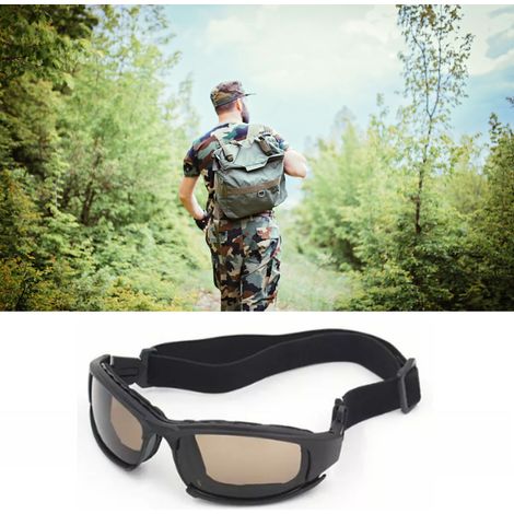 Lunettes tactiques American Daisy X7, lunettes de vision nocturne pour le tir à moto, lunettes de soleil (1/5)