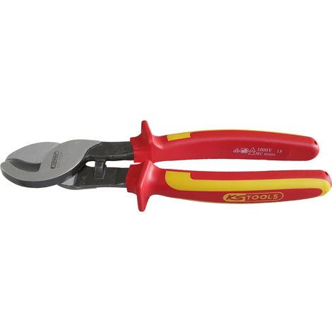 KS Tools ERGOTORQUE VDE Kabelschere, 165 mm