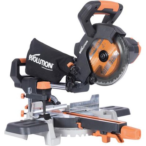 Evolution R185SMS-Li EXT Sliding Mitre Saw 18V Bare Unit EVLR18SMSN