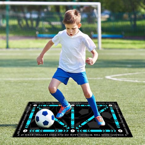 Tapis sport football non bruyant, surface de contrôle pour entraînement technique à domicile Label (1/5)