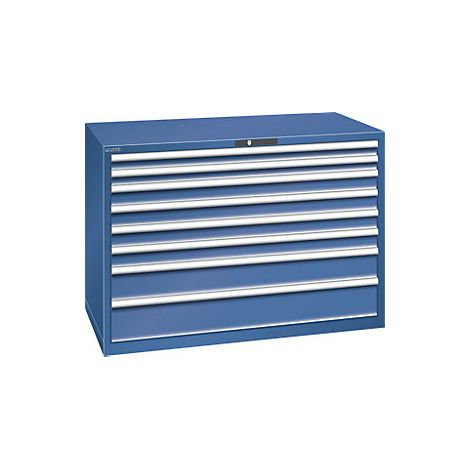 Cajonera  chapa de acero  H x A 1000 x 1431 mm  8 cajones 