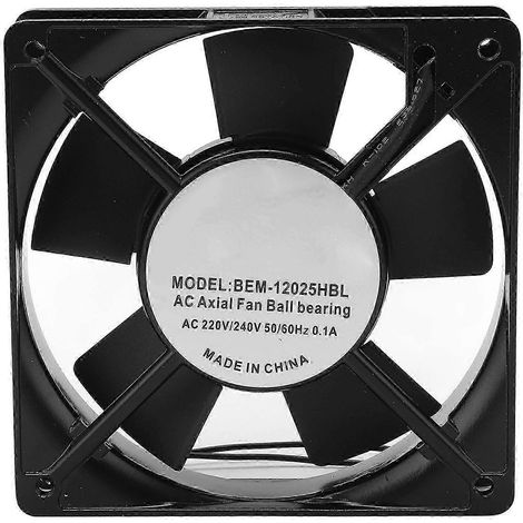 Ventilateur axial ultra silencieux haute performance 50000 heures double roulement à billes pour ventilation DIY extraction et refroidissement de projets (1/5)