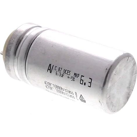 ARTHURMARTIN ARTHUR MARTIN, CONDENSATEUR Hotte 6,3uF EN60252-1 2 COSSES 2.85MM (1/2)