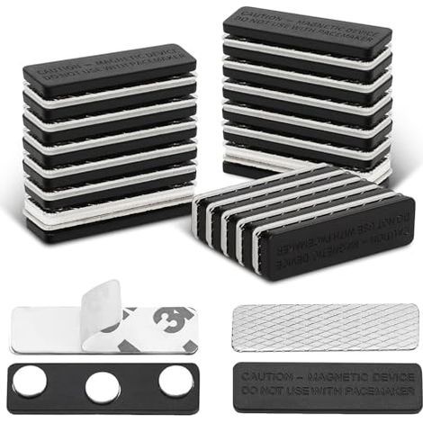 16 Aiment Pour Rideaux RideauAimant Aimant Moustiquaire Convient Moustiquaires et Porte Aucun Perçage Requis Forte Adhérence Durabilité des Impeccables élégants - (1/5)