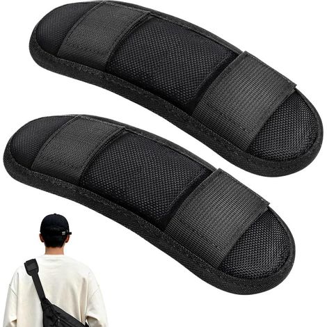 Hombreras, acolchado para correas de hombro, bolso, juego de 2 correas de hombro, universales con acolchado extra grueso, para mochilas de viaje, artículos con correas de hombro, cámaras y guitarras.