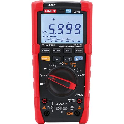 UNI-T True RMS Solar-Multimeter UT196 (1/5)