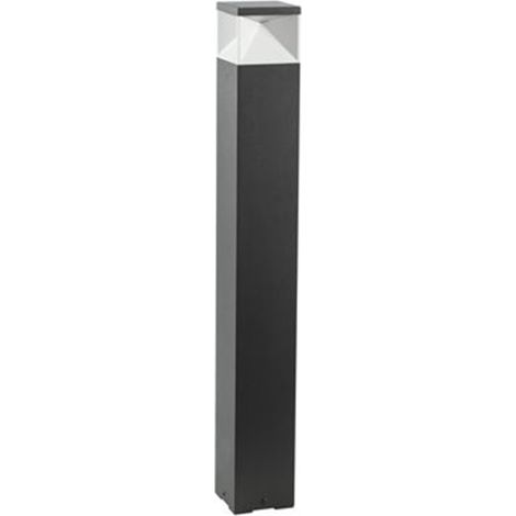 Paletto Alto Moderno Diamond Alluminio Grafite E Termoplastica 12W Led 4000K (1/2)